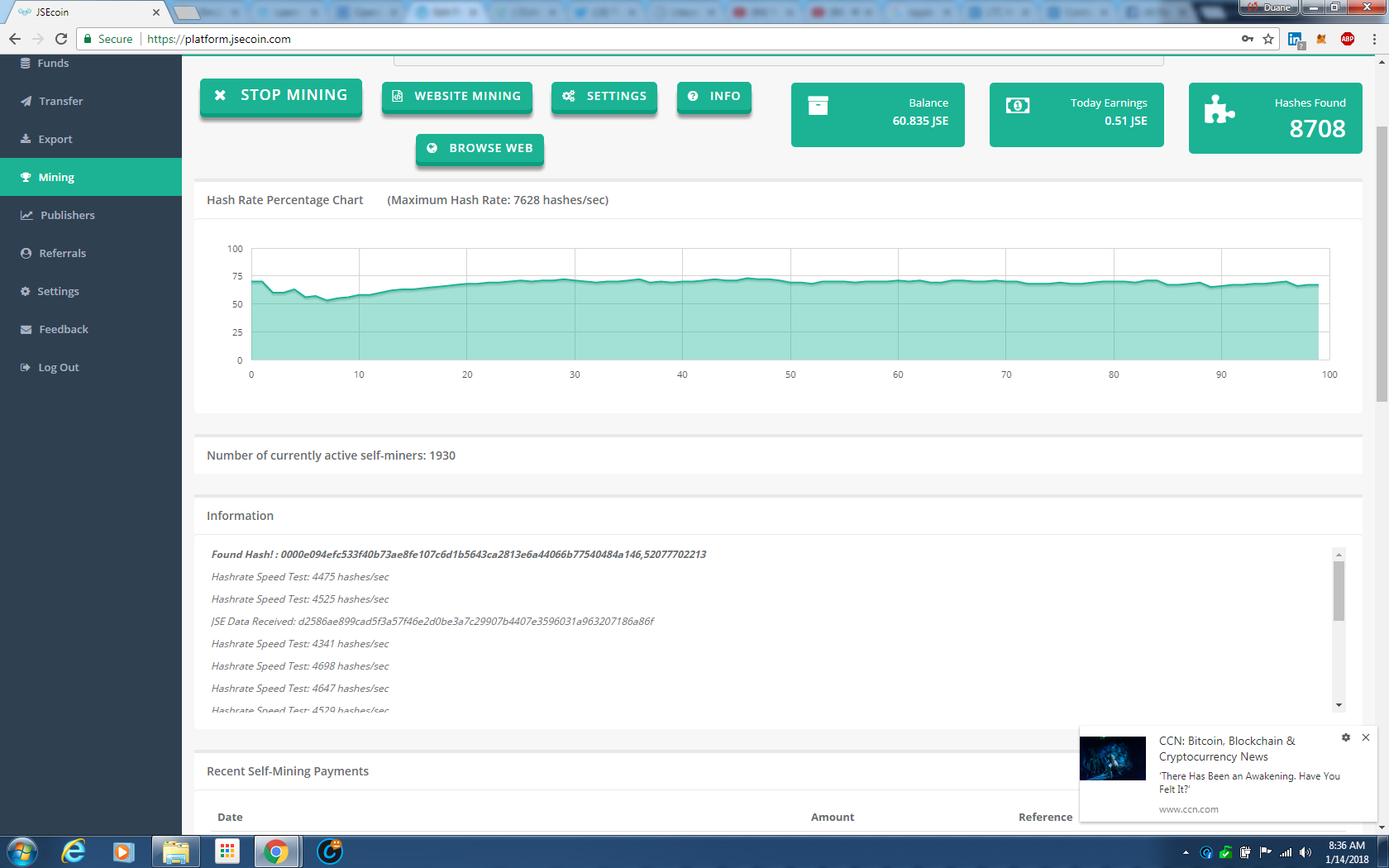 ScreenShot - JSECoin - 02#1141018